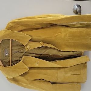 Beautiful Golden Rod suede jacket